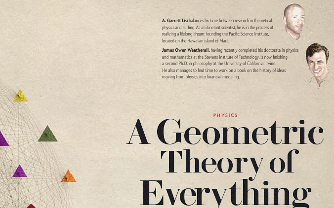 A geometric theory of everything