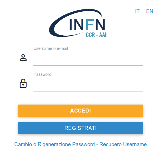 form cambio password AAI