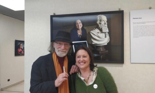 Patrizia Azzi e il fotografo Gerard Bruneau