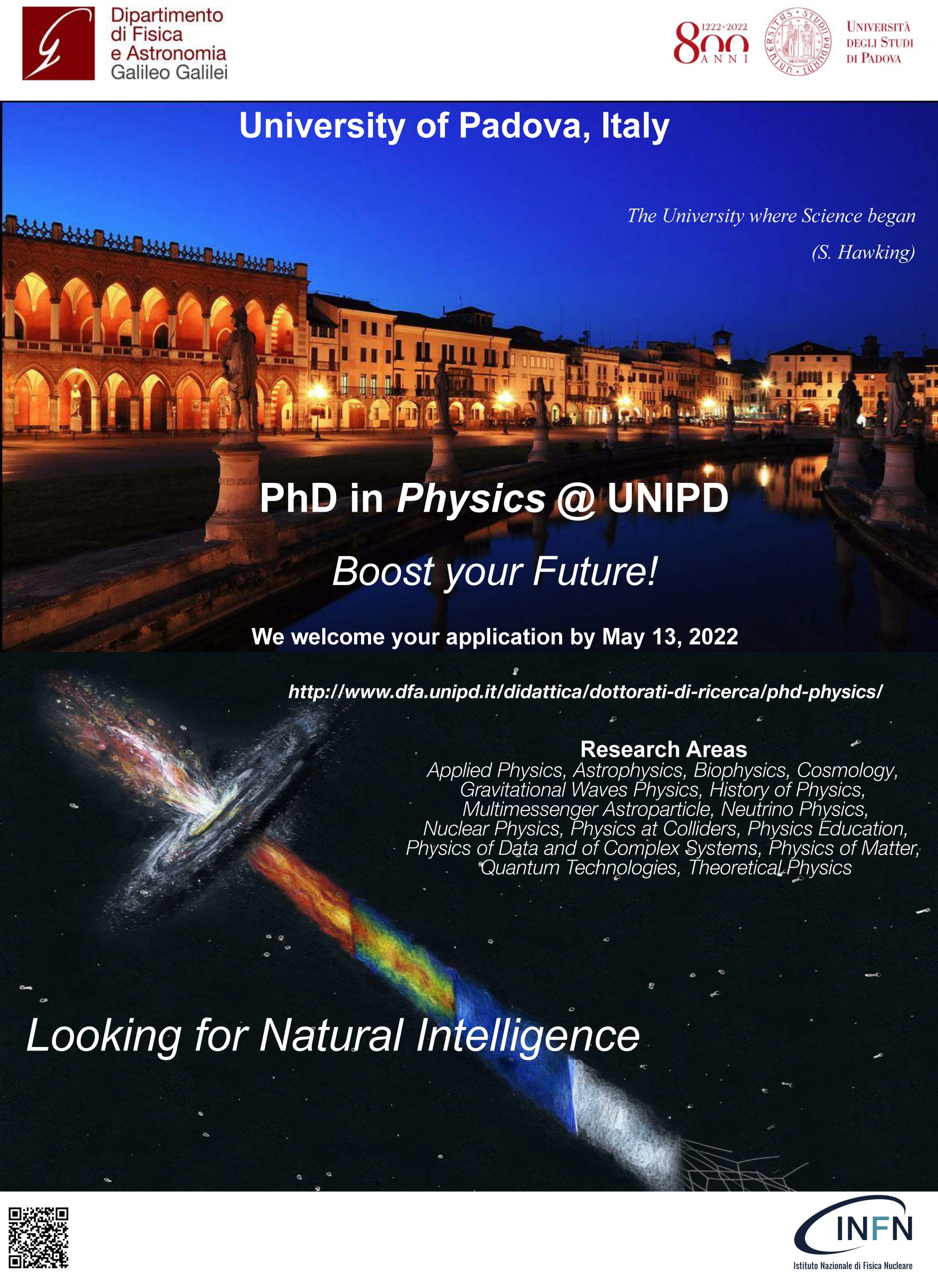 phd physics in italy